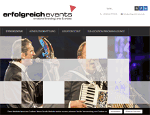 Tablet Screenshot of erfolgreich-feiern.de
